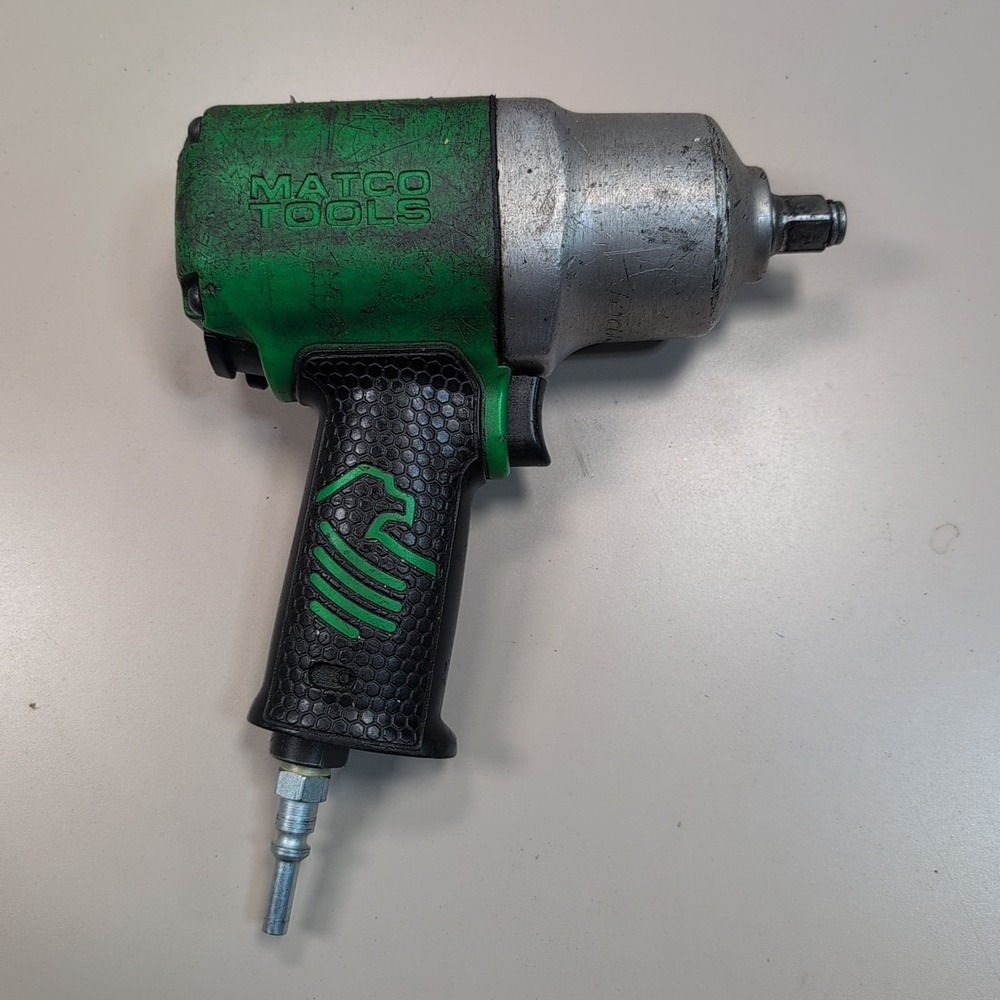 Matco Tools 1/2"‎ Impact Wrench MT2769 Air Gun Green Works
